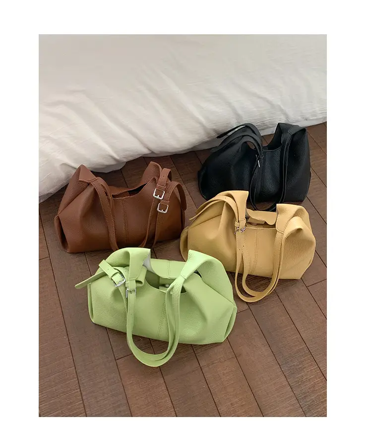 Yellow Textured Crossbody Tote Bag for Women — feature 37