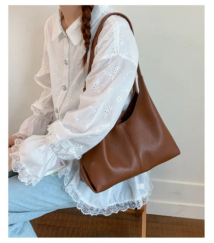 Yellow Textured Crossbody Tote Bag for Women — feature 8