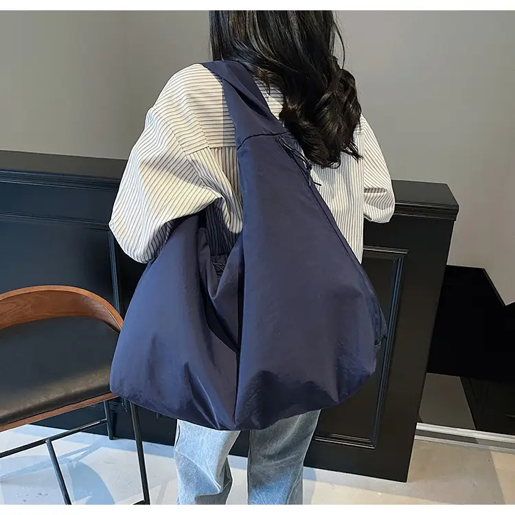 Navy Blue Nylon Shoulder Bag for Women 2025 — feature 12