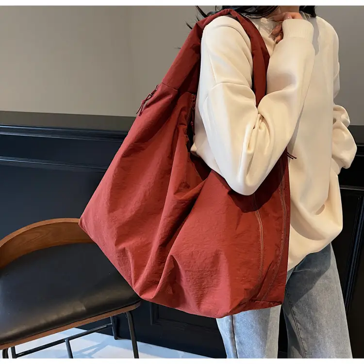 Navy Blue Nylon Shoulder Bag for Women 2025 — feature 15