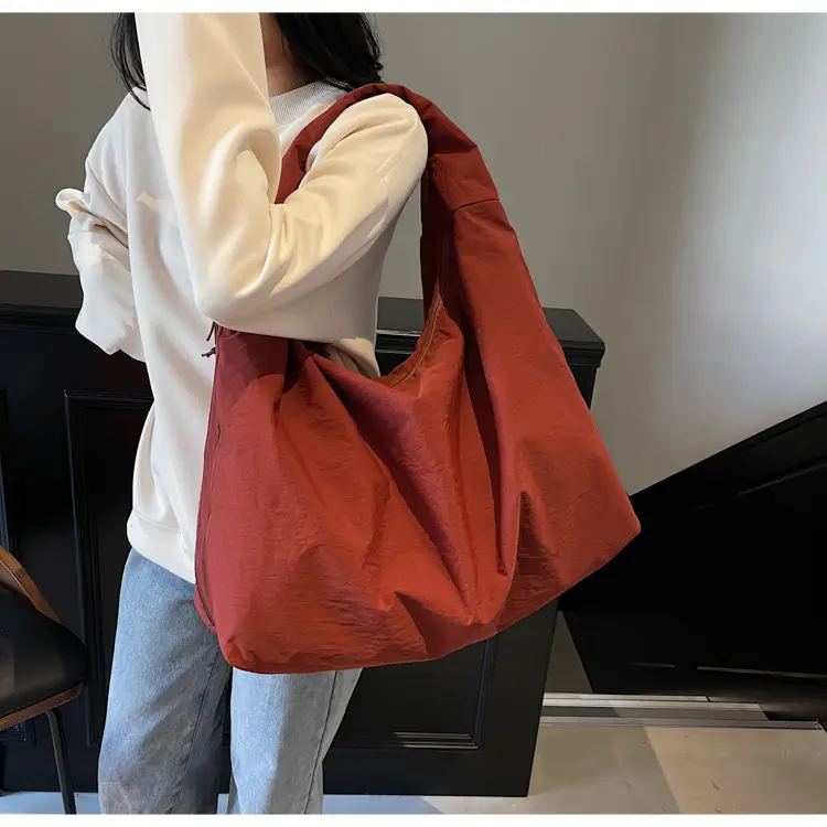 Navy Blue Nylon Shoulder Bag for Women 2025 — feature 16