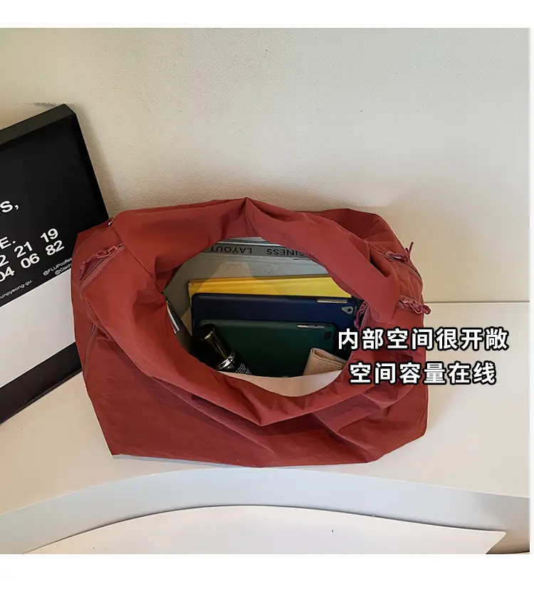 Navy Blue Nylon Shoulder Bag for Women 2025 — feature 8