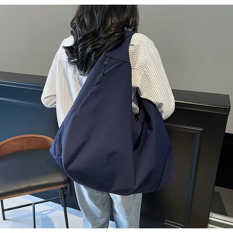 Navy Blue Nylon Shoulder Bag for Women 2025 — feature 9