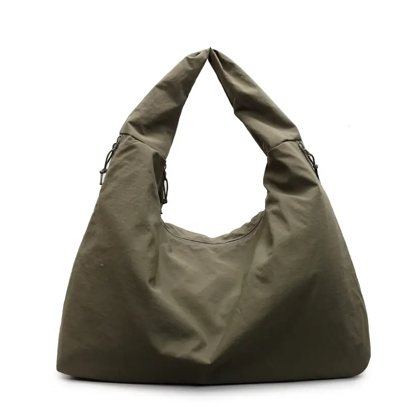 Navy Blue Nylon Shoulder Bag for Women 2025 - Image 4