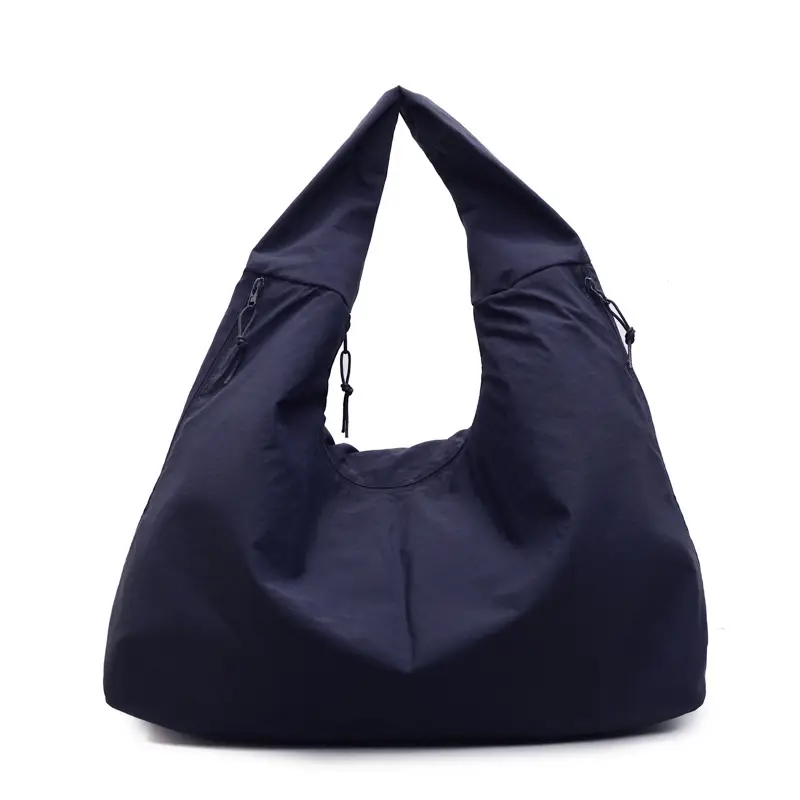 Navy Blue Nylon Shoulder Bag for Women 2025 - Image 5