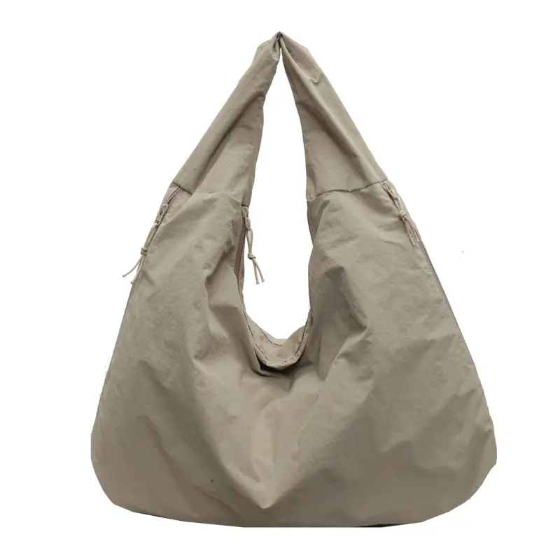 Navy Blue Nylon Shoulder Bag for Women 2025 - Image 6