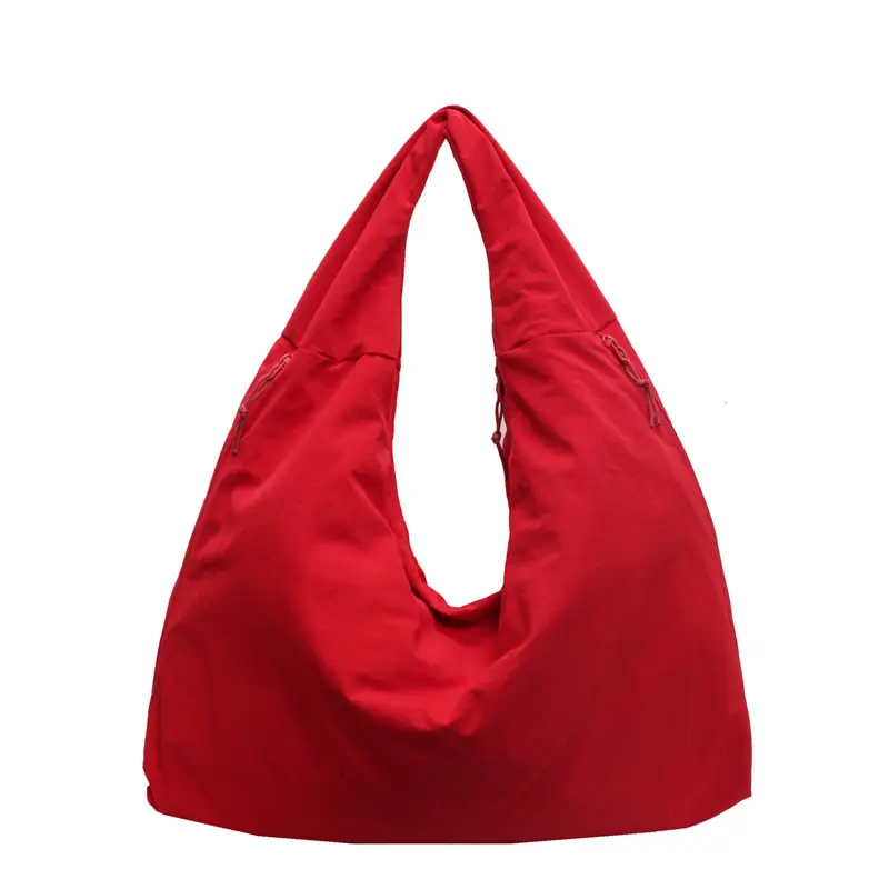 Navy Blue Nylon Shoulder Bag for Women 2025 - Image 8