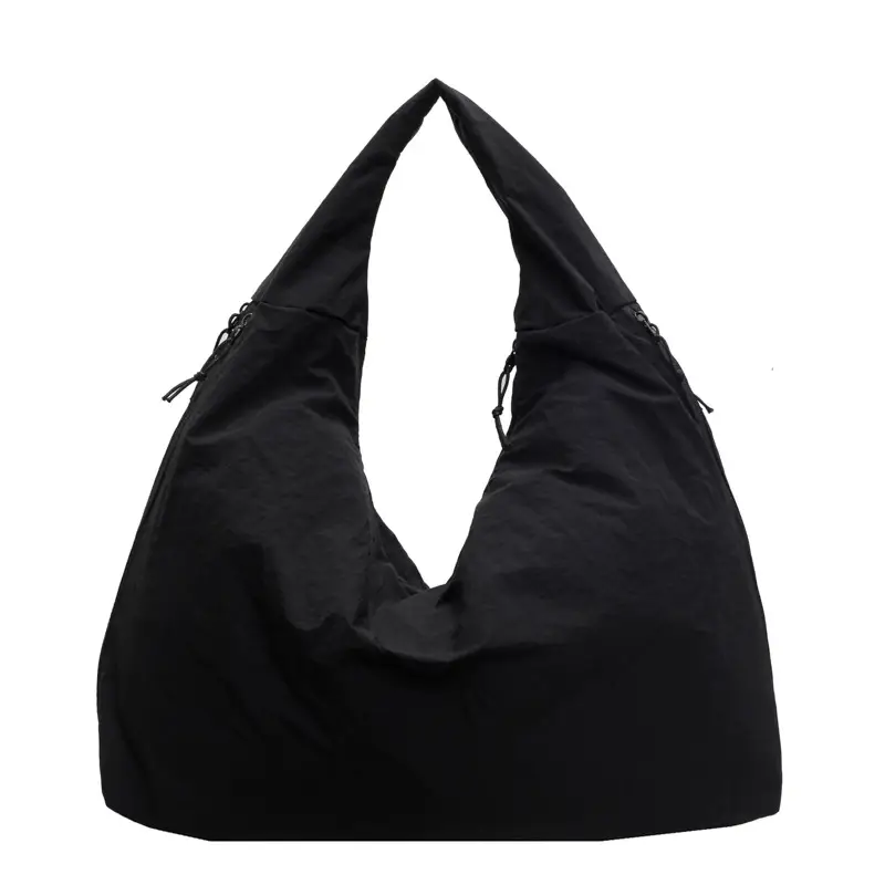 Navy Blue Nylon Shoulder Bag for Women 2025 - Image 9