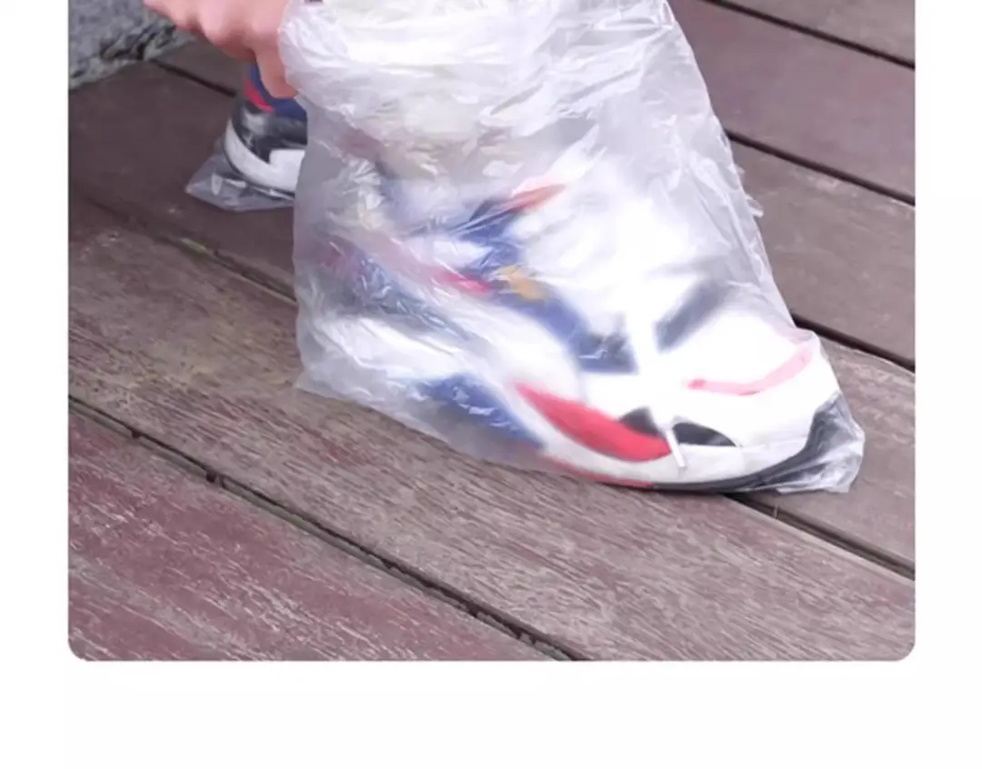 Disposable Rain Shoe Covers, Waterproof, Non-Slip, Transparent Plastic, Thickened, Wear-Resistant, Rain-Proof, High-Length Pe — feature 11