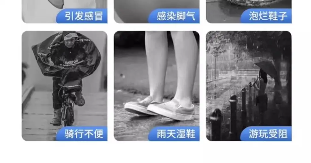 Disposable Rain Shoe Covers, Waterproof, Non-Slip, Transparent Plastic, Thickened, Wear-Resistant, Rain-Proof, High-Length Pe — feature 4