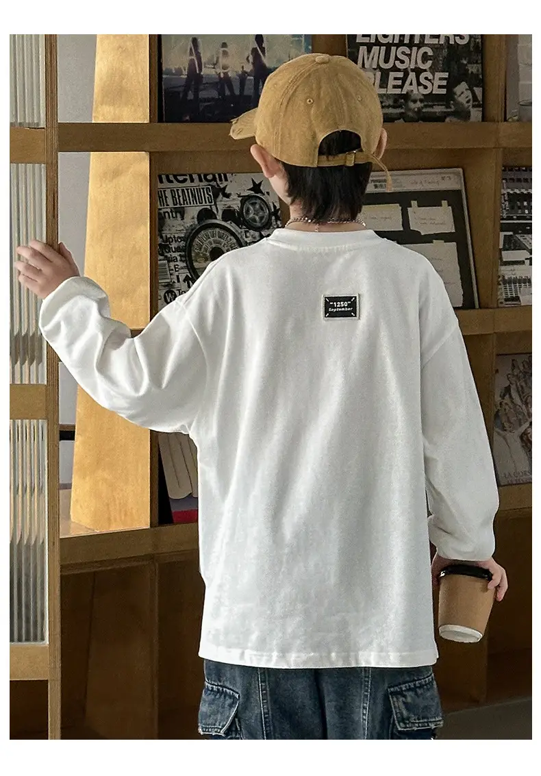 Boys White Long Sleeve T-Shirt Spring Autumn 2026 — feature 20