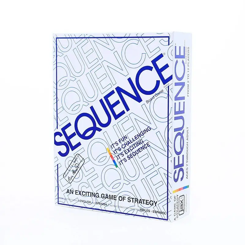 In Stock English Version Sequence Puzzle Game Board Games Toys