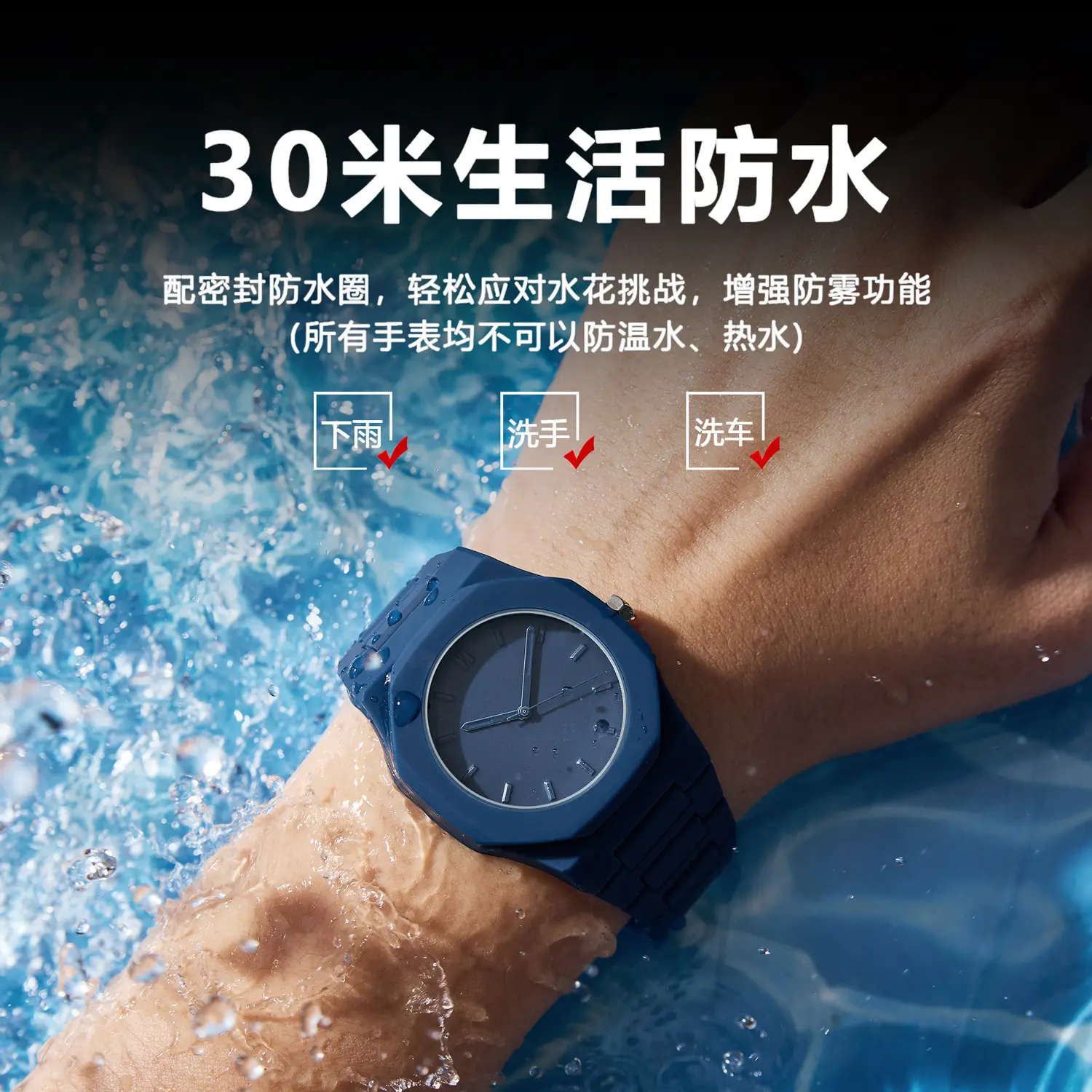 Women Black Dopamine Quartz Watch 2026 Waterproof 30m - Image 11
