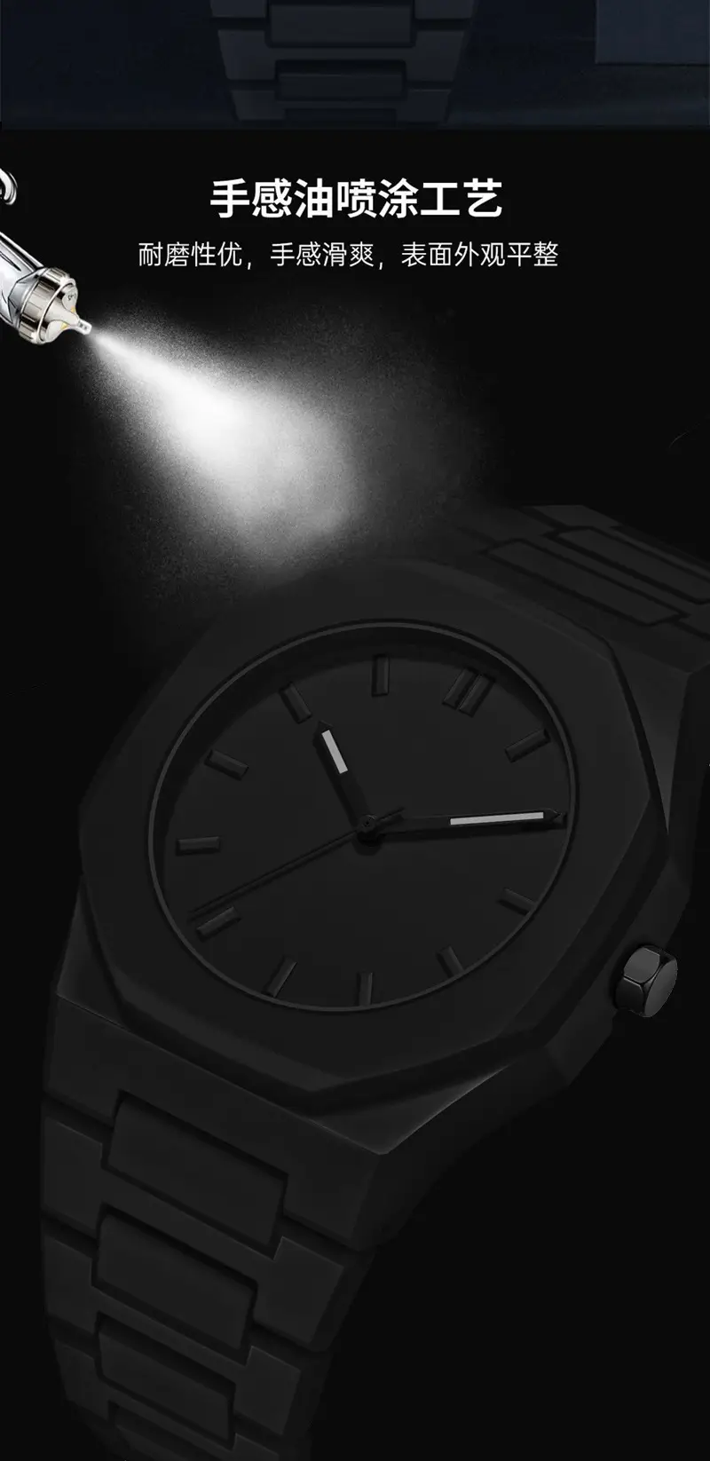 Women Black Dopamine Quartz Watch 2026 Waterproof 30m — feature 2