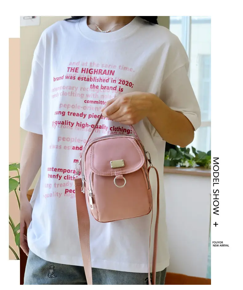 Black Korean Style Phone Crossbody Bag for Women — feature 12