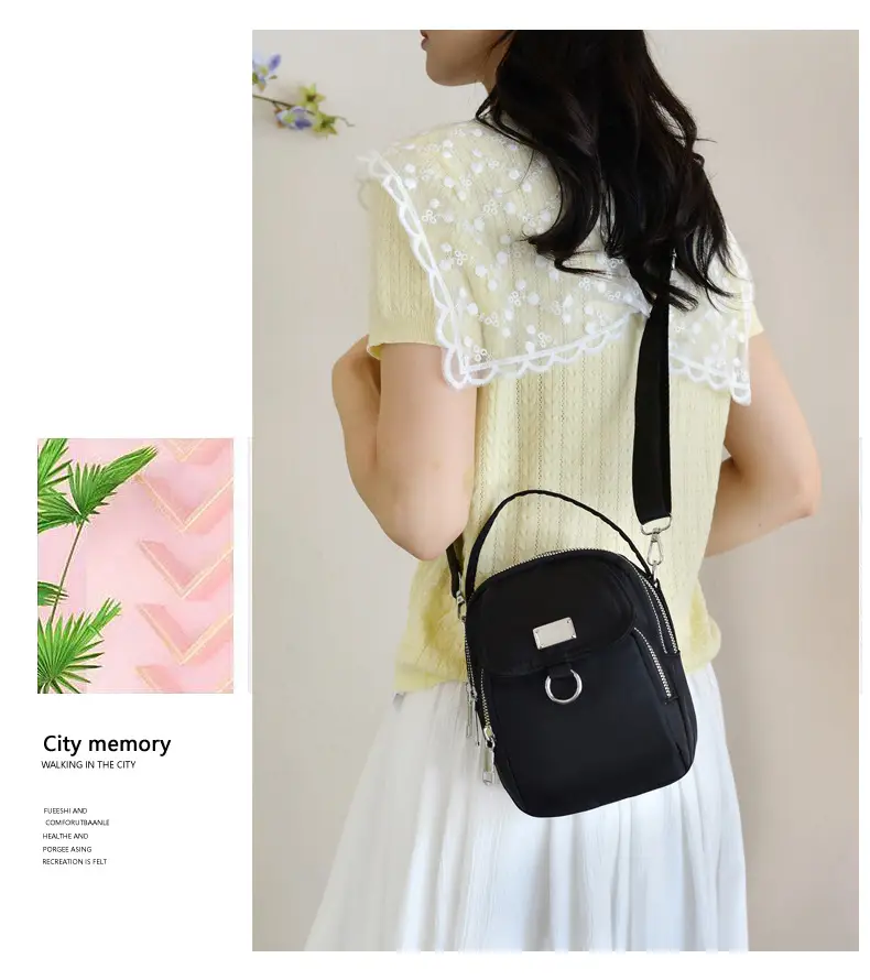 Black Korean Style Phone Crossbody Bag for Women — feature 18