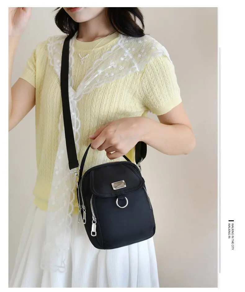 Black Korean Style Phone Crossbody Bag for Women — feature 19