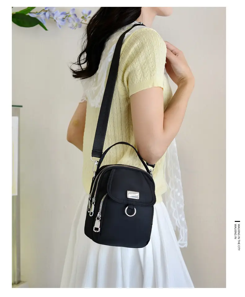 Black Korean Style Phone Crossbody Bag for Women — feature 21