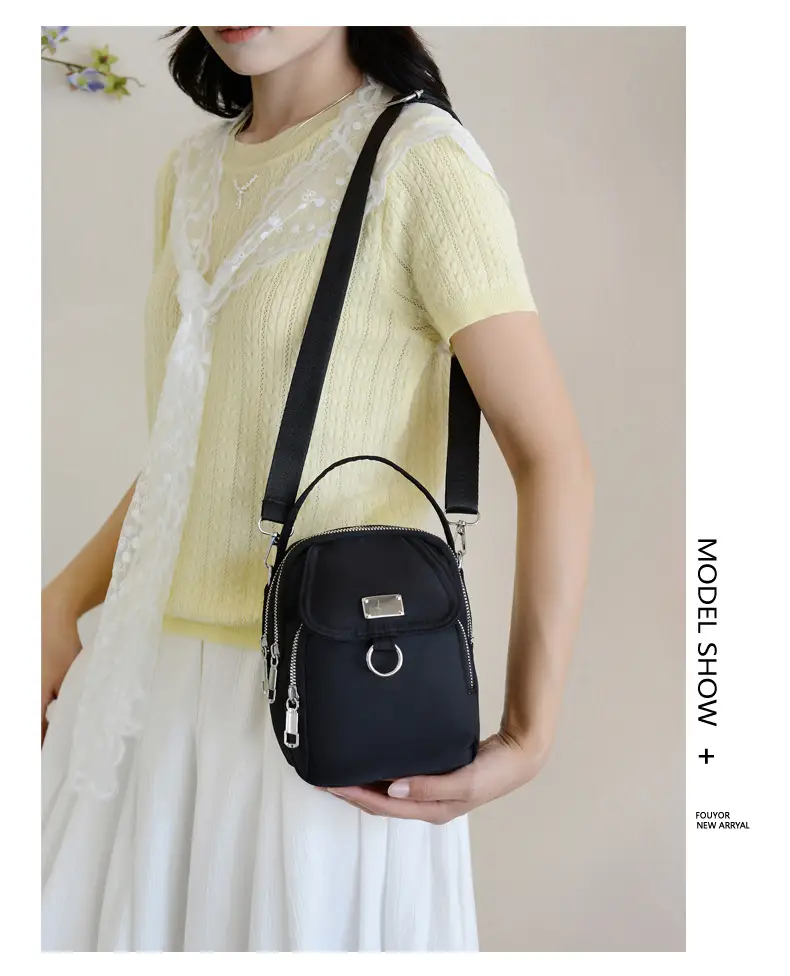 Black Korean Style Phone Crossbody Bag for Women — feature 22