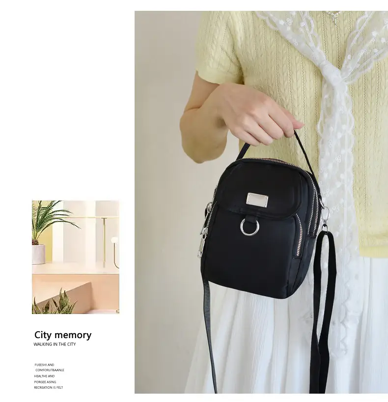 Black Korean Style Phone Crossbody Bag for Women — feature 23