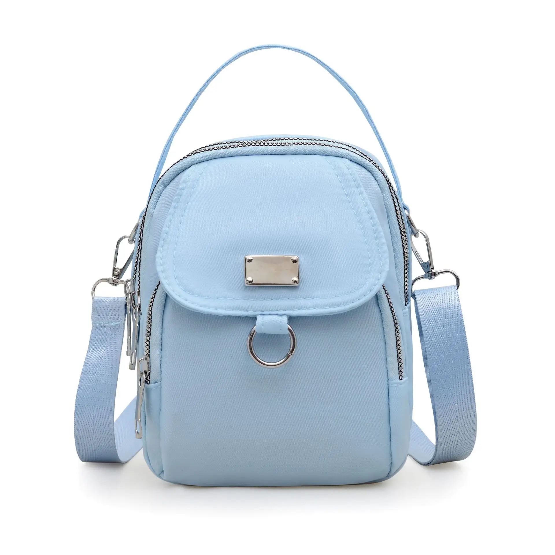 Black Korean Style Phone Crossbody Bag for Women