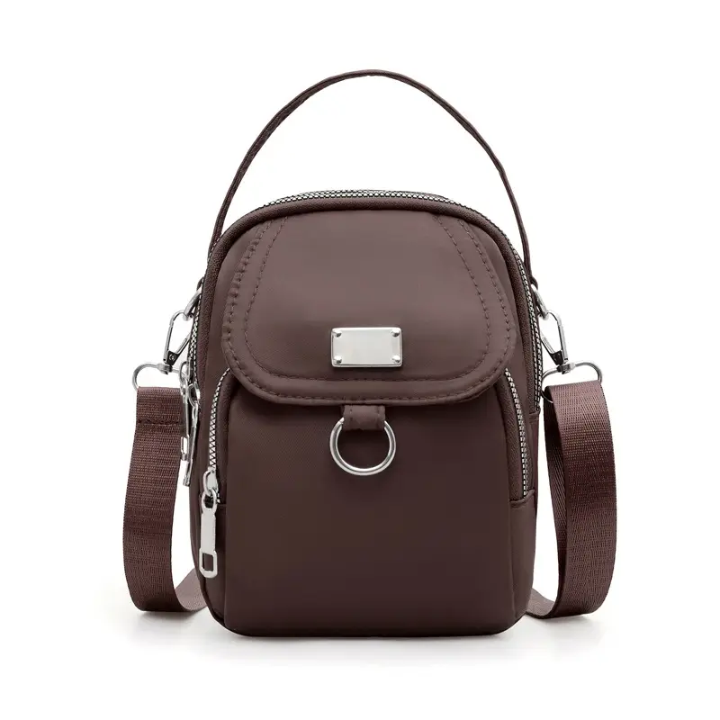 Black Korean Style Phone Crossbody Bag for Women