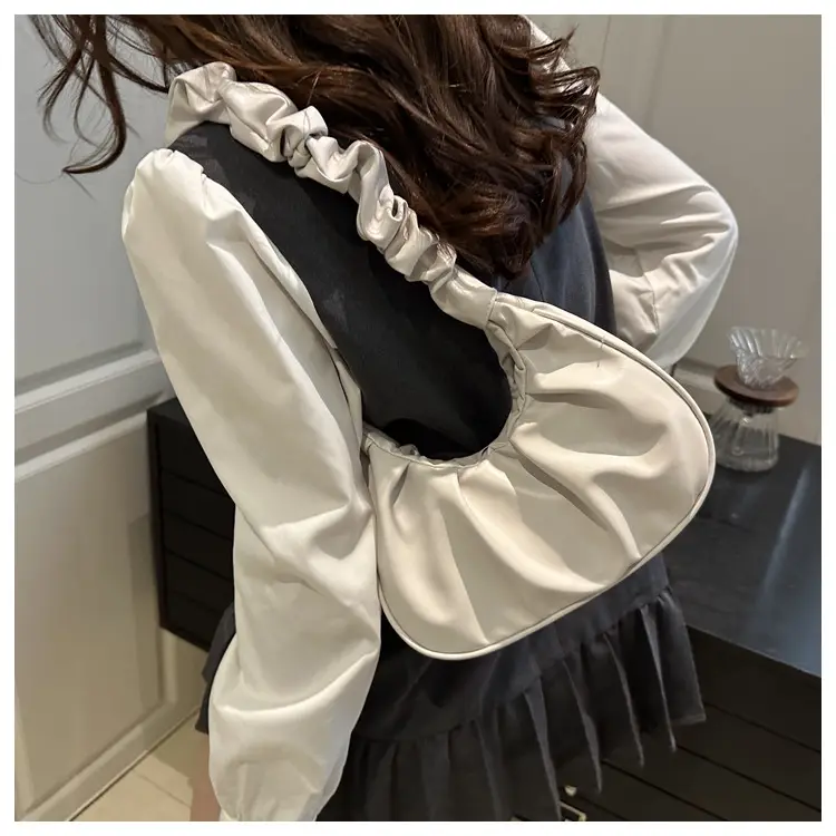 Purple Pleated Shoulder Bag for Women 2025 — feature 13