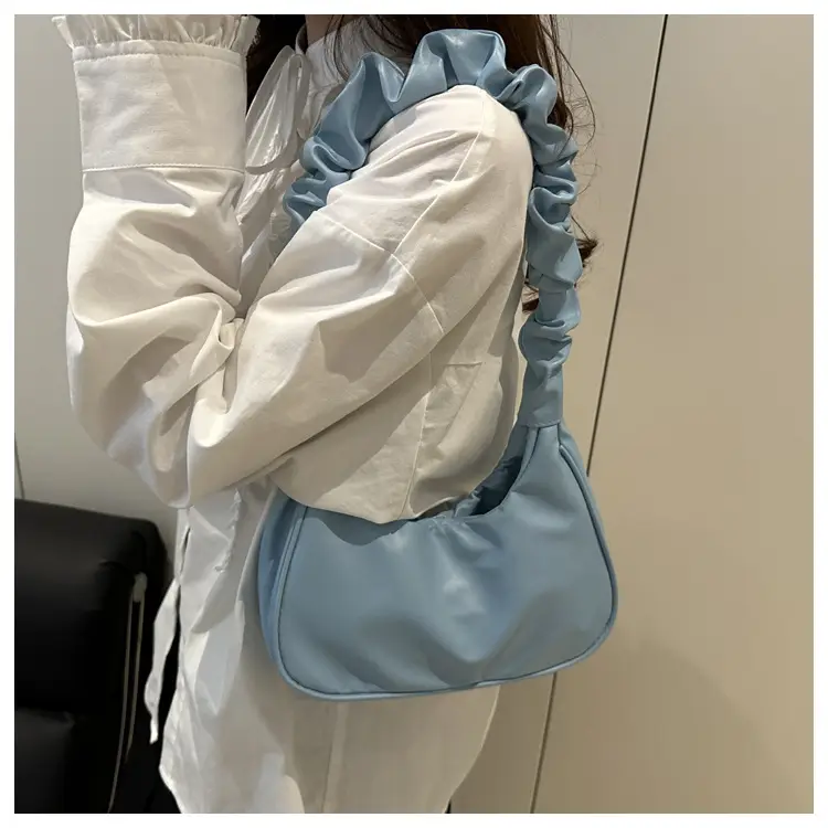 Purple Pleated Shoulder Bag for Women 2025 — feature 15