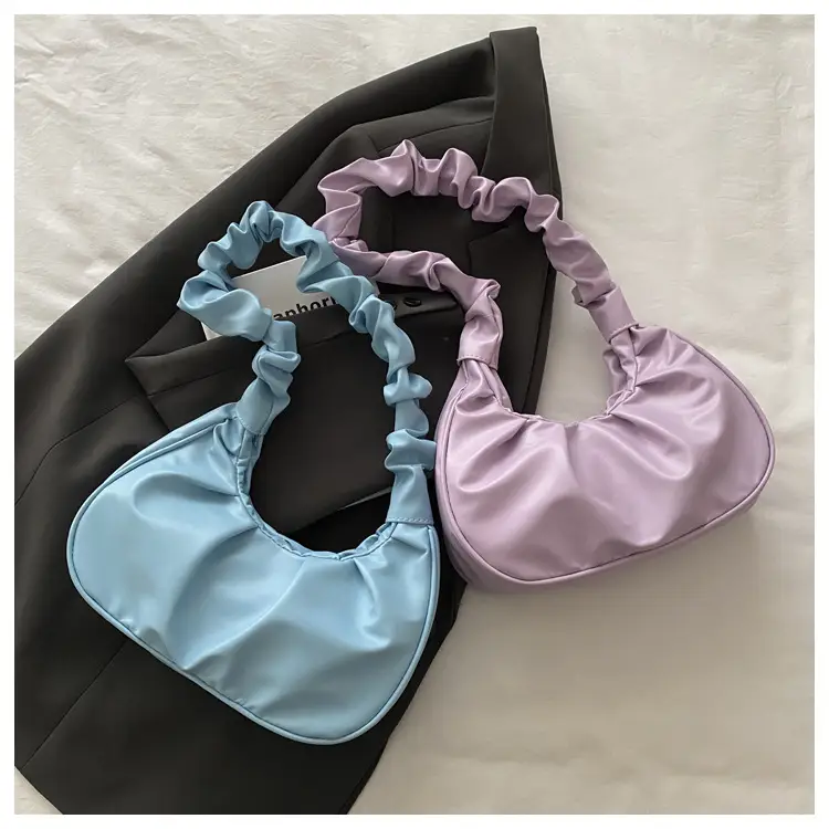 Purple Pleated Shoulder Bag for Women 2025 — feature 28