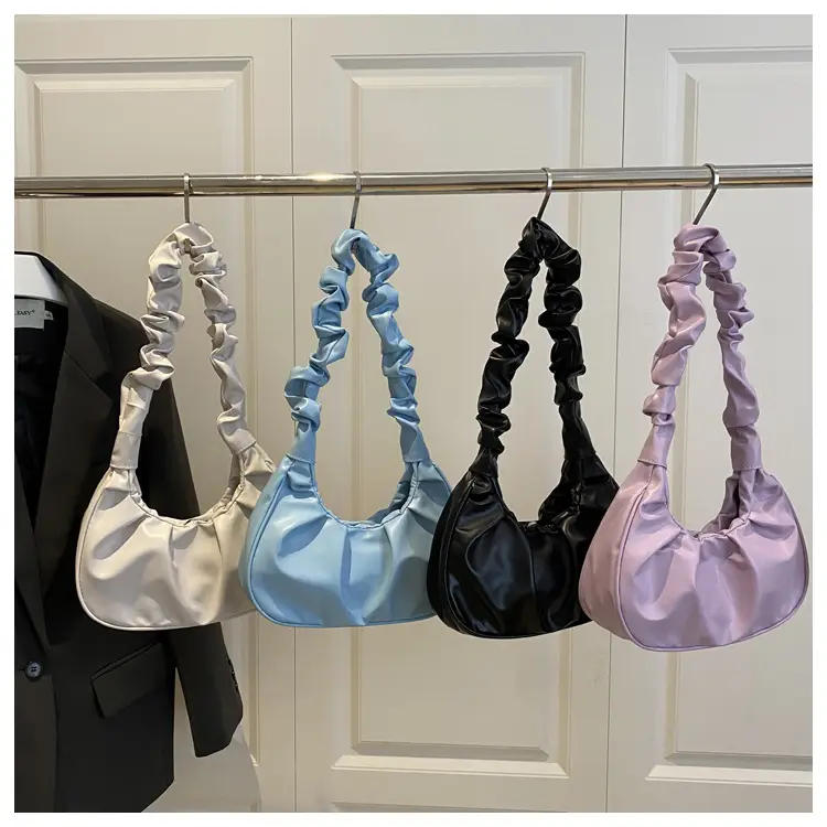 Purple Pleated Shoulder Bag for Women 2025 — feature 29