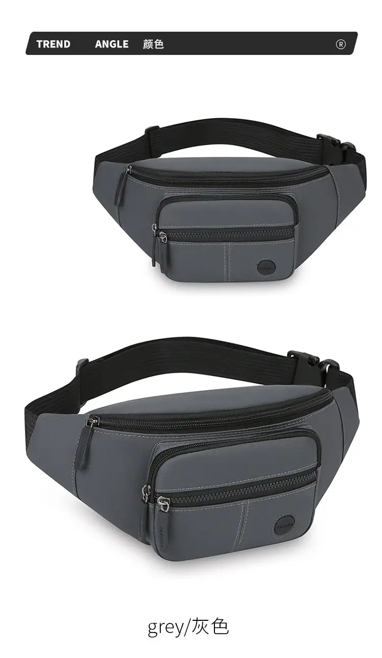 Men's GPS Crossbody Phone Bag Black GPS Linteners — feature 10