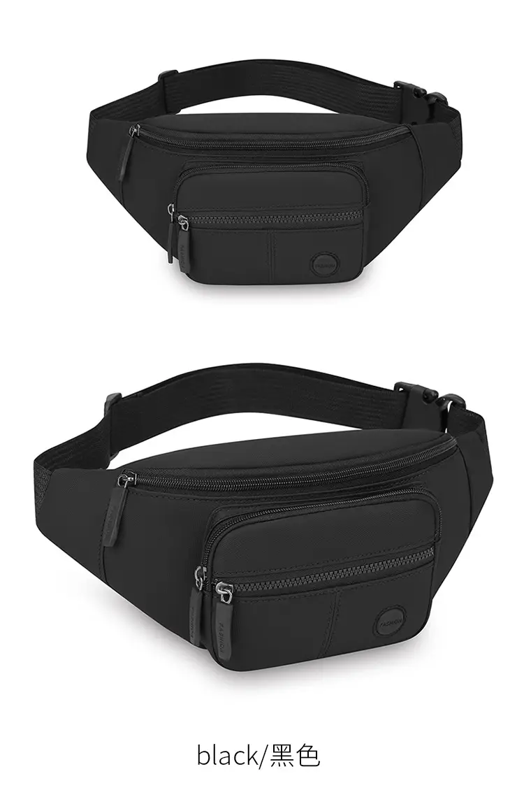 Men's GPS Crossbody Phone Bag Black GPS Linteners — feature 12