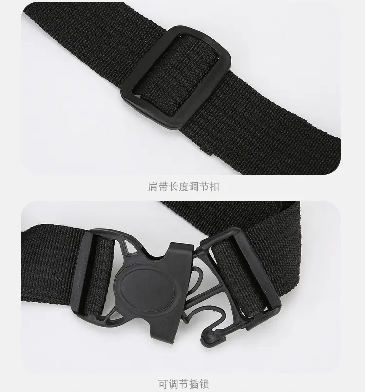 Men's GPS Crossbody Phone Bag Black GPS Linteners — feature 20