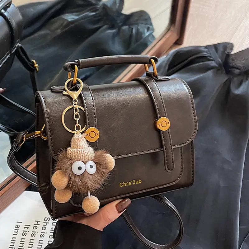 Women Retro Brown Leather Shoulder Bag 2025 - Image 8