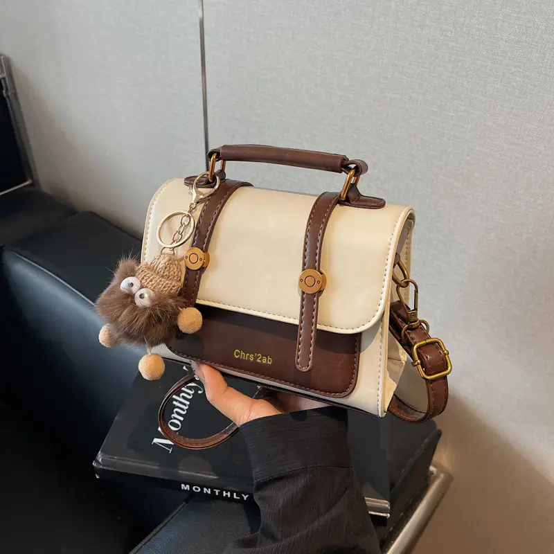 Women Retro Brown Leather Shoulder Bag 2025 - Image 3