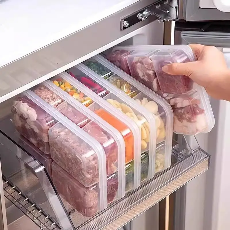 Frozen Meat Food-Grade Storage Box Refrigerator Compartment Box Preservation Box with Lid for Ingredients Cross-Border - Image 5