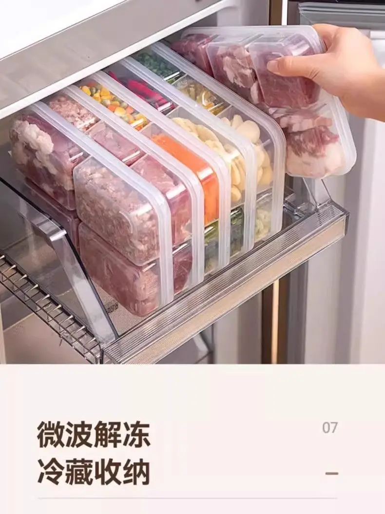 Frozen Meat Food-Grade Storage Box Refrigerator Compartment Box Preservation Box with Lid for Ingredients Cross-Border — feature 10