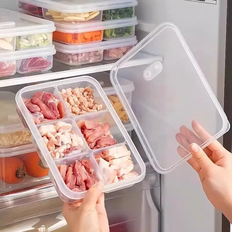 Frozen Meat Food-Grade Storage Box Refrigerator Compartment Box Preservation Box with Lid for Ingredients Cross-Border — feature 2