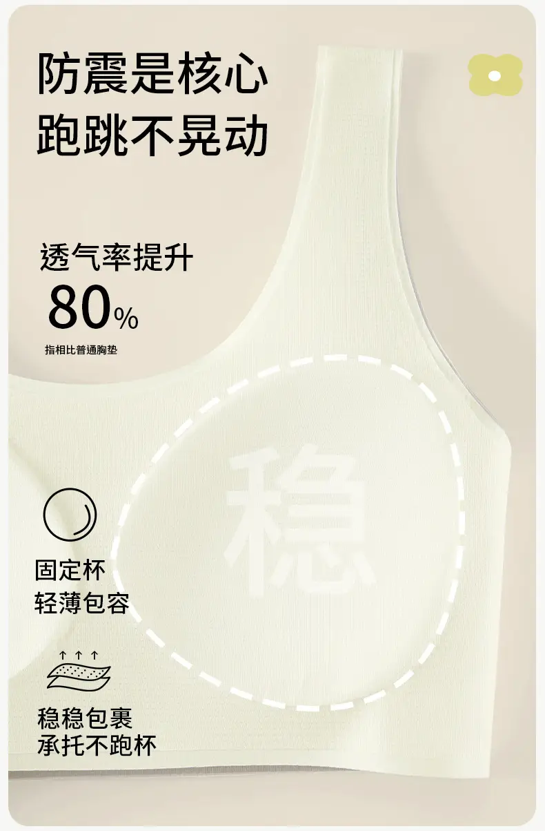 Girls' Underwear for the Second and Third Stages of Development, Corrective Sports Anti-Shock Vest for Middle and High School Students, Puberty Girls' Development Bra — feature 10