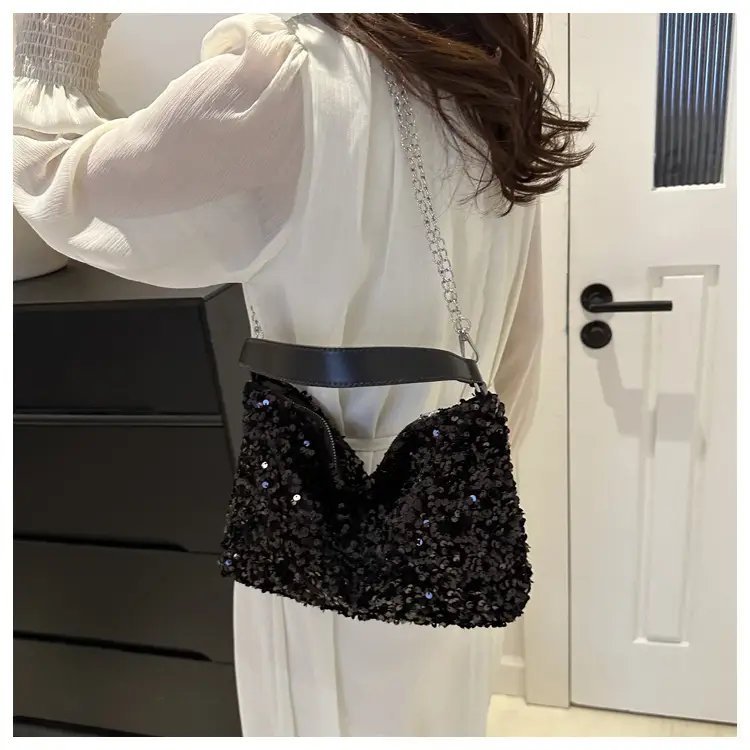 Korean Style Sequin Chain Shoulder Bag Women — feature 22