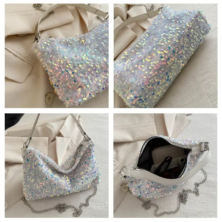 Korean Style Sequin Chain Shoulder Bag Women — feature 7