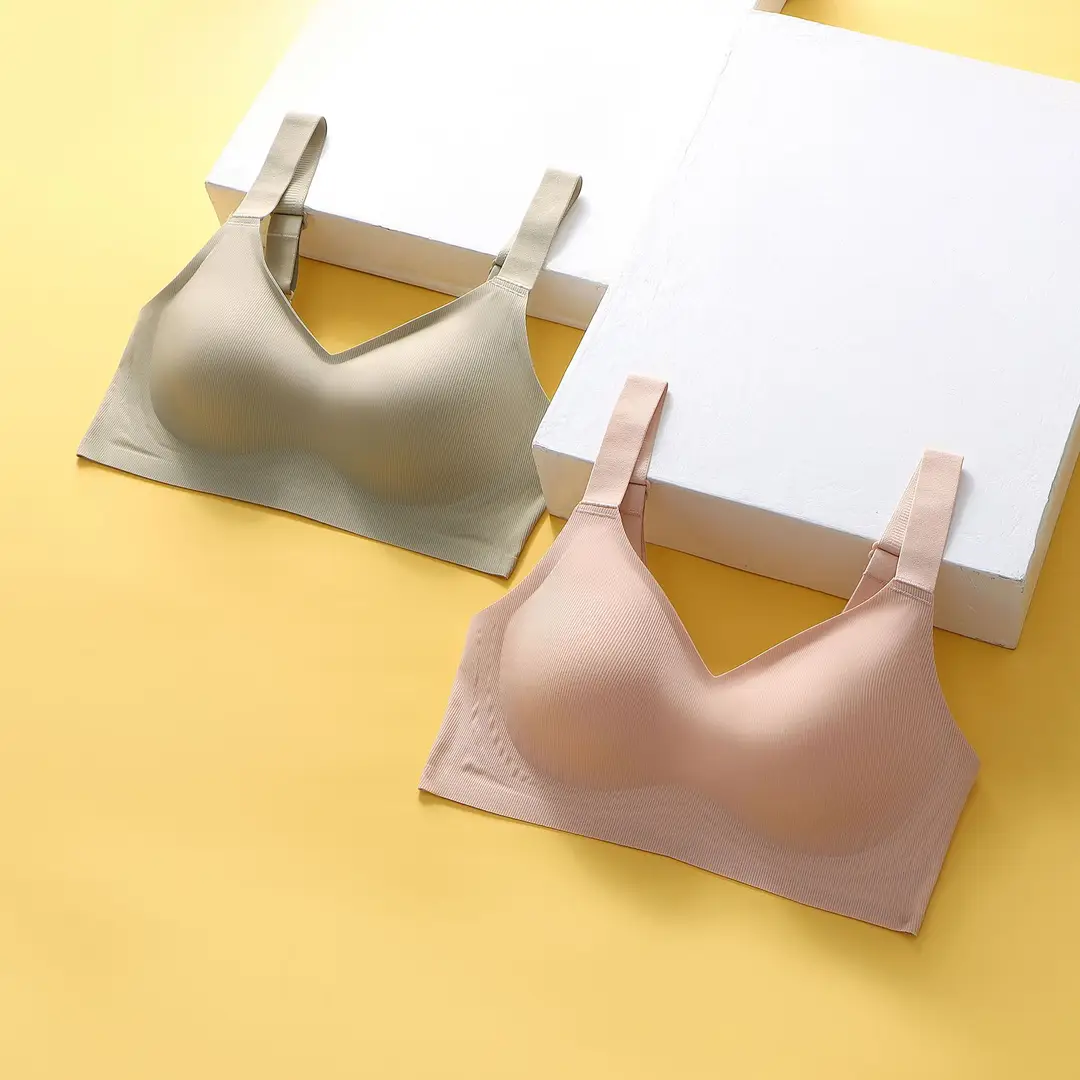 Large Size Four-Row Hook Seamless Jelly Soft Support Bra for Women, Adjustable, Wireless, Ultra-Soft and Thin Bra — feature 15