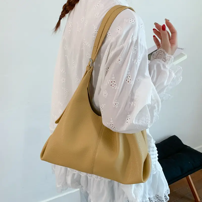 2025 Green Large Capacity Women's Tote Bag - Image 9