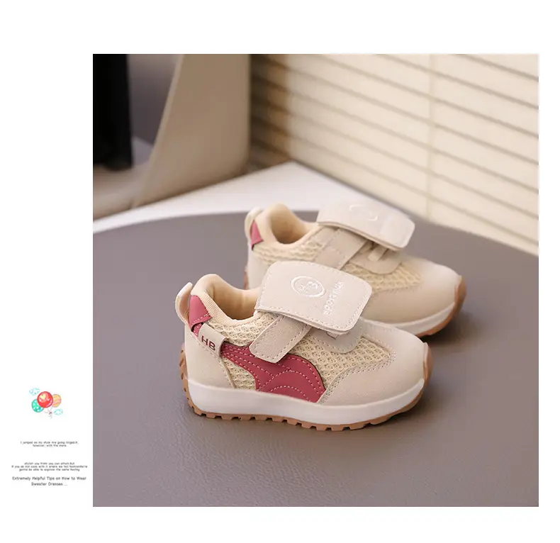 Spring Baby Boy Shoes, Soft-Soled Baby Shoes, Baby Girl Toddler Shoes, Mesh Shoes, Breathable Sports Shoes, Children's Shoes 1-3 Years Old — feature 11