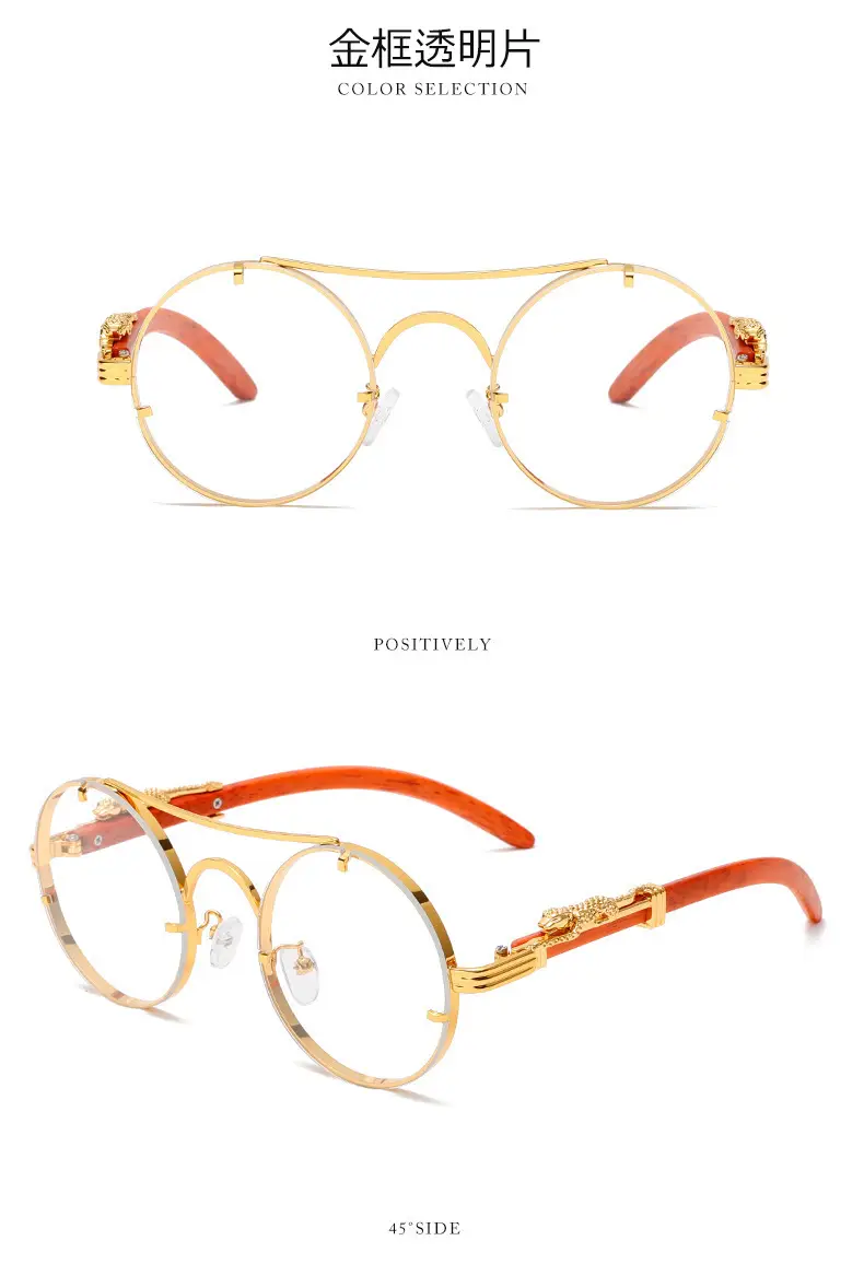 New Round Metal Sunglasses Leopard Head Anti-UV 2025 β feature 14