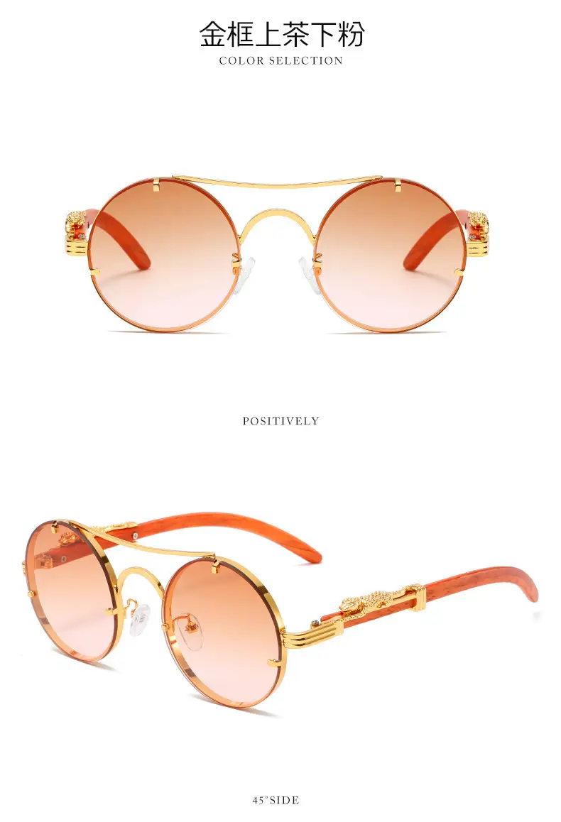 New Round Metal Sunglasses Leopard Head Anti-UV 2025 β feature 18