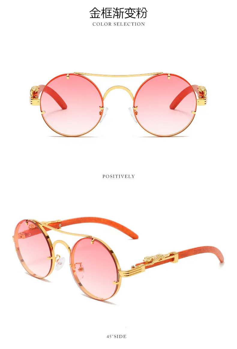 New Round Metal Sunglasses Leopard Head Anti-UV 2025 β feature 19