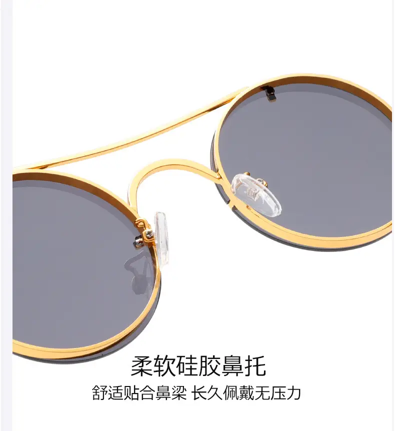 New Round Metal Sunglasses Leopard Head Anti-UV 2025 β feature 8
