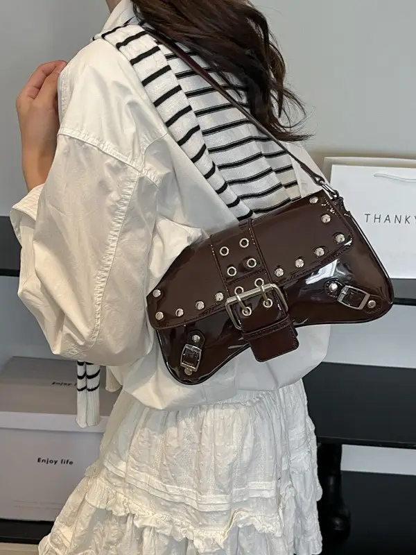 Luxury Red Korean Style Shoulder Bag for Women 2026 - Image 7