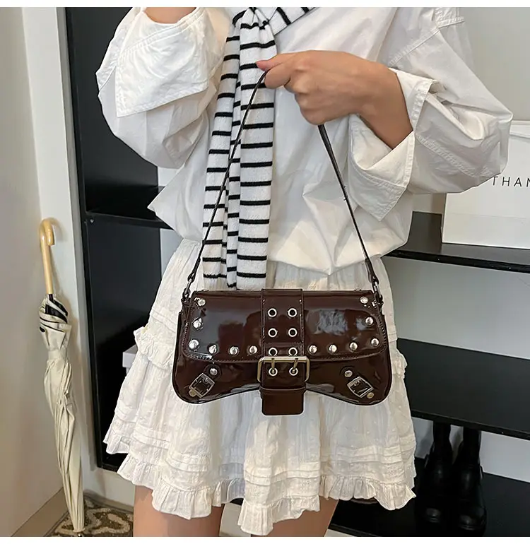 Luxury Red Korean Style Shoulder Bag for Women 2026 — feature 16